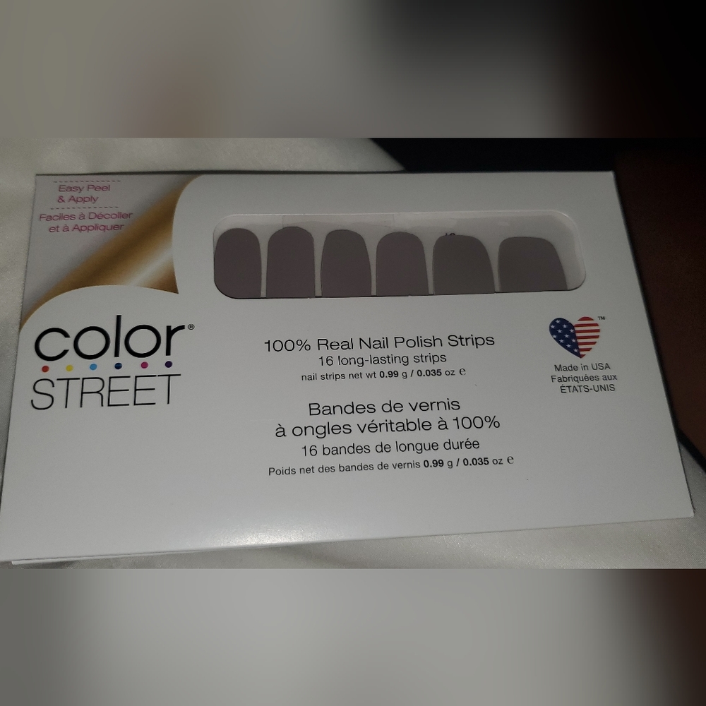 Color Street 100% Real Nail Polish Strips 16 strips Amazing Greige